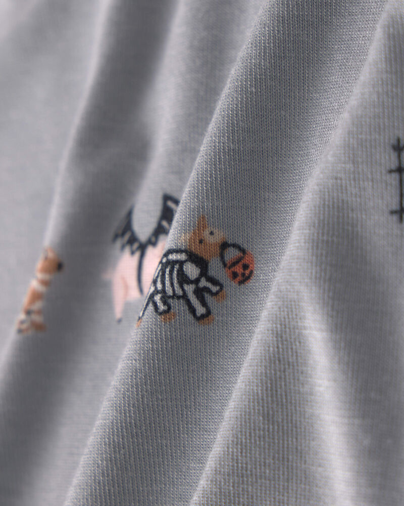 Baby 2-Piece Halloween PurelySoft&trade; Long-Sleeve Bodysuit & Pant Set - Grey, image 3 of 6 slides
