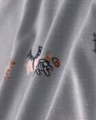 Baby 2-Piece Halloween PurelySoft&trade; Long-Sleeve Bodysuit & Pant Set - Grey, image 3 of 6 slides