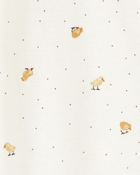 Baby 2-Pack Striped Duck Print 2-Way Zip Cotton Sleeper Pyjamas, image 5 of 6 slides