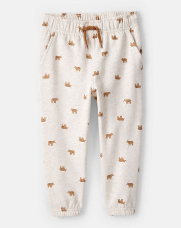 Toddler Boy 2-Piece Teddy Pullover and Joggers Set, 