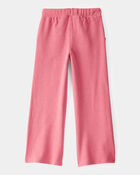 Kid French Terry Drawstring Pants - Pink, image 2 of 4 slides