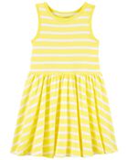 Striped Jersey Dress, image 1 of 3 slides