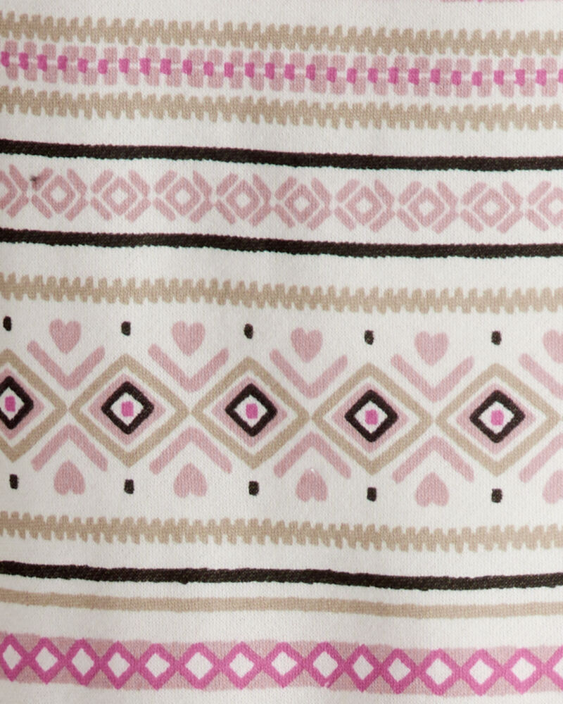 Girls Fairisle Pullover & Flared Pant Set, image 2 of 3 slides