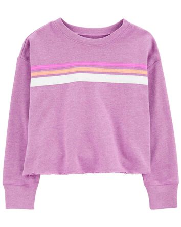 Striped Boxy Fit Pullover, 