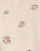 Baby Girl 3-Piece Quilted French Terry Layering Set - Olive Green/Cream, image 3 of 6 slides