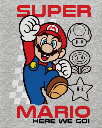 Enfant T-shirt Super Mario - Gris, 