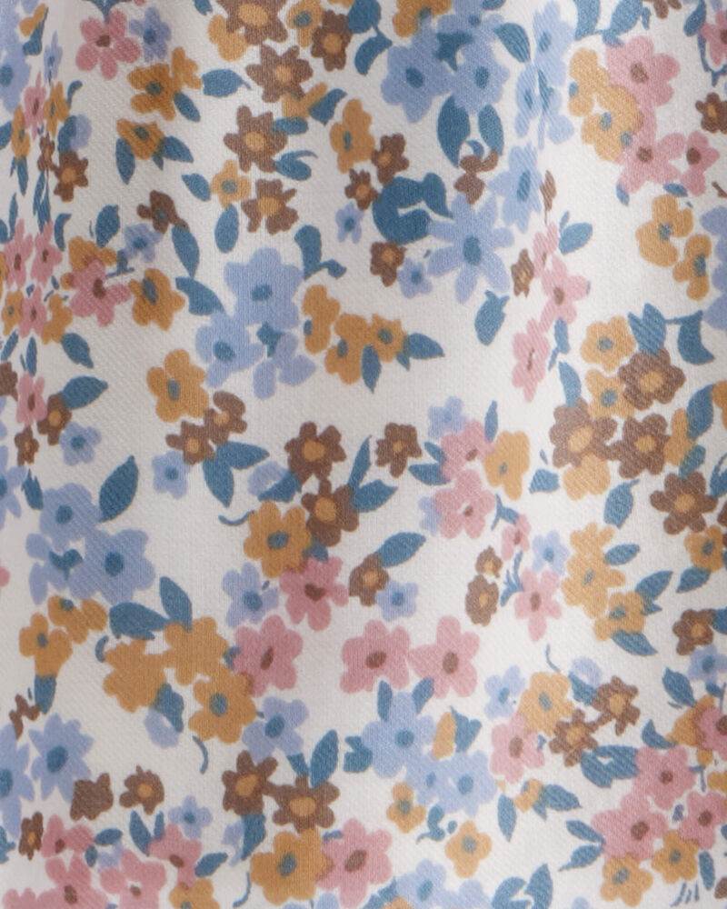 Baby Smocked Floral Print Dress, image 4 of 5 slides