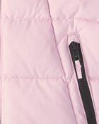 Toddler Girl Bubble Urban Jacket-  Pink, image 3 of 4 slides