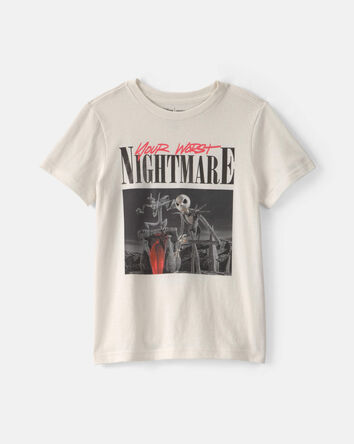 Gar&ccedil;ons - T-shirt d&rsquo;Halloween &agrave; imprim&eacute; L&rsquo;&Eacute;trange No&euml;l de Monsieur Jack de Disney&copy; - Blanc, 