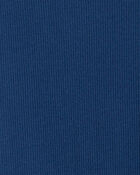 Girls Rib Top - Navy Blue, image 2 of 3 slides