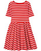 Striped Jersey Dress, image 2 of 3 slides