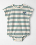 Baby Terry Bubble Made with Organic Cotton in Stripes, image 1 of 4 slides