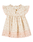Bébé Ensemble 2 pièces haut à fleurs et short - Crème, image 1 sur 5 diapositives