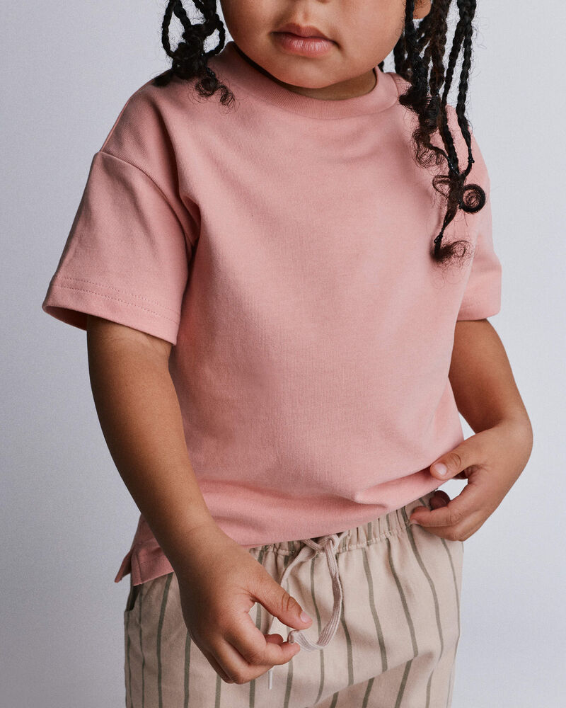 Tout-petit - T-shirt d&eacute;contract&eacute; - P&ecirc;che, image 3 sur 5 diapositives