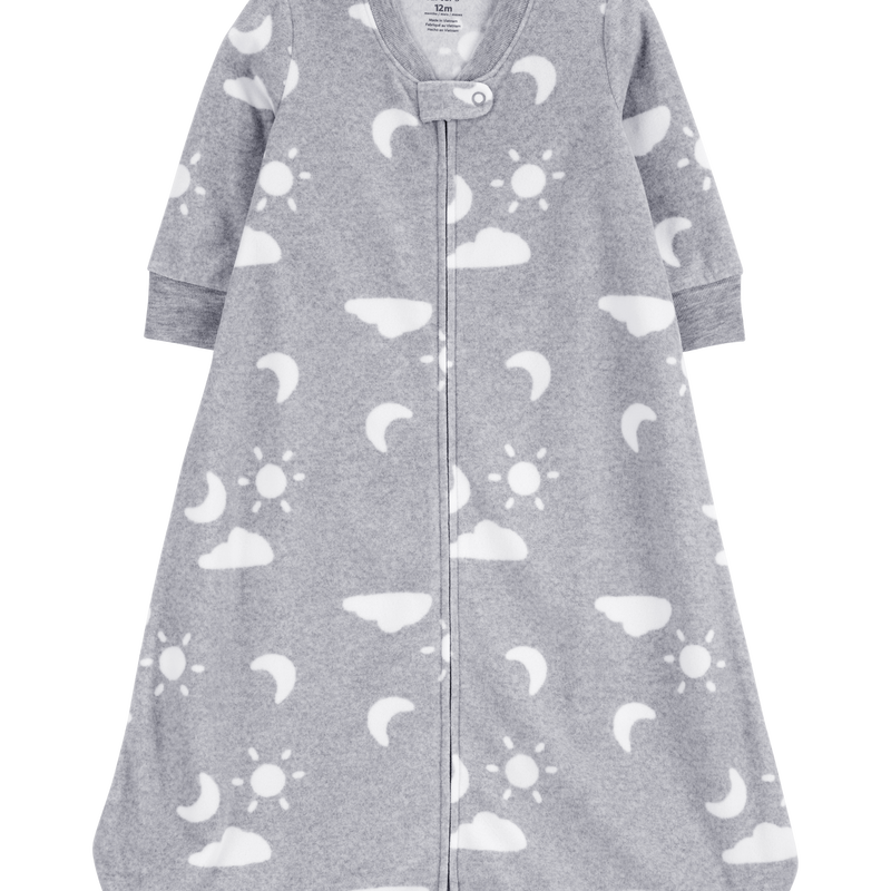 Baby fleece sleeping bag with sleeves on sale