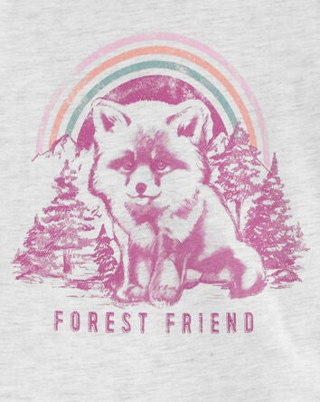 Toddler Forest Friends Long-Sleeve Graphic Tee, 