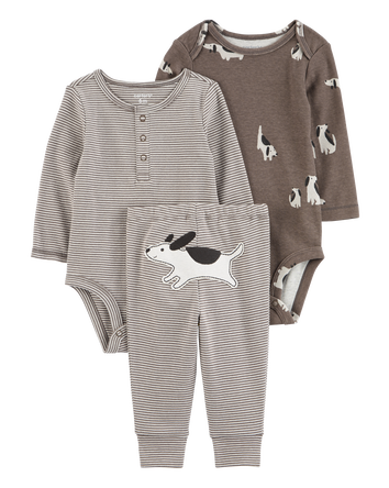 Baby 3-Piece Dog Little Character Set, 