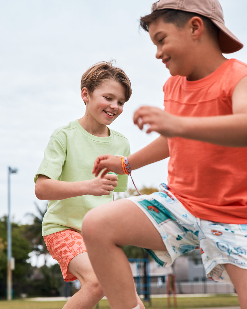 Boys Active Muscle Tank - Red, image 2 of 5 slides