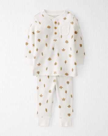 Baby Waffle Knit Set Made with Organic Cotton, 