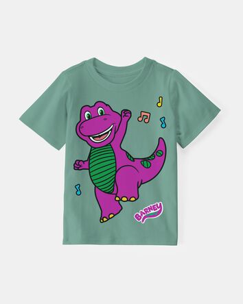 Tout-petit gar&ccedil;on - T-shirt &agrave; manches courtes imprim&eacute; Barney - Vert, 