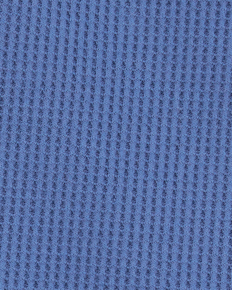 Baby 2-Piece Short-Sleeve Bodysuit Pant Set - Blue, image 4 of 5 slides
