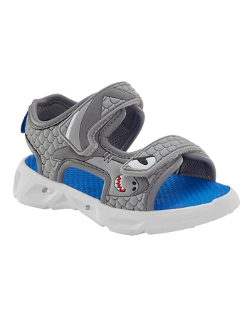 Toddler Shark Light Up Sandals, 
