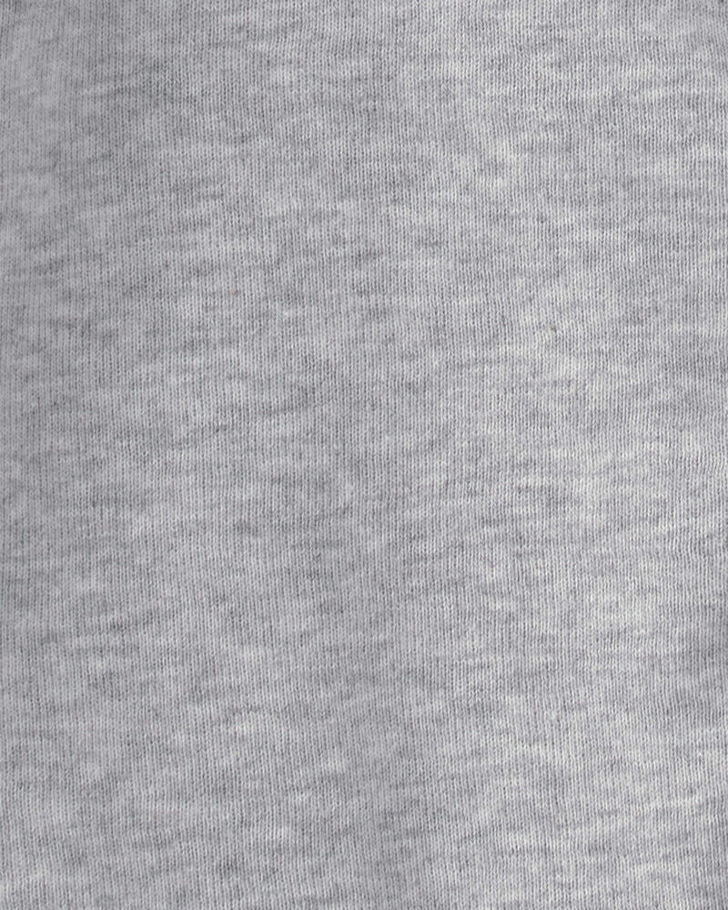 Baby Boy Short-Sleeve Romper - Grey, image 2 of 3 slides