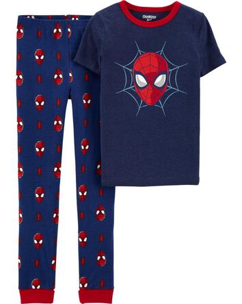 Pyjama 2 pièces en coton ajusté Spider-Man, 