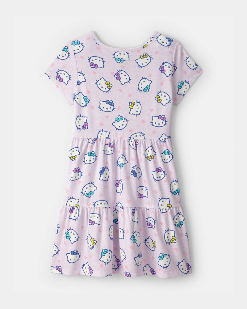 Girls Hello Kitty&reg; Dress - Purple, image 2 of 3 slides