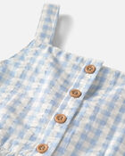 Girls Seersucker Dress Made with Organic Cotton, image 3 of 5 slides