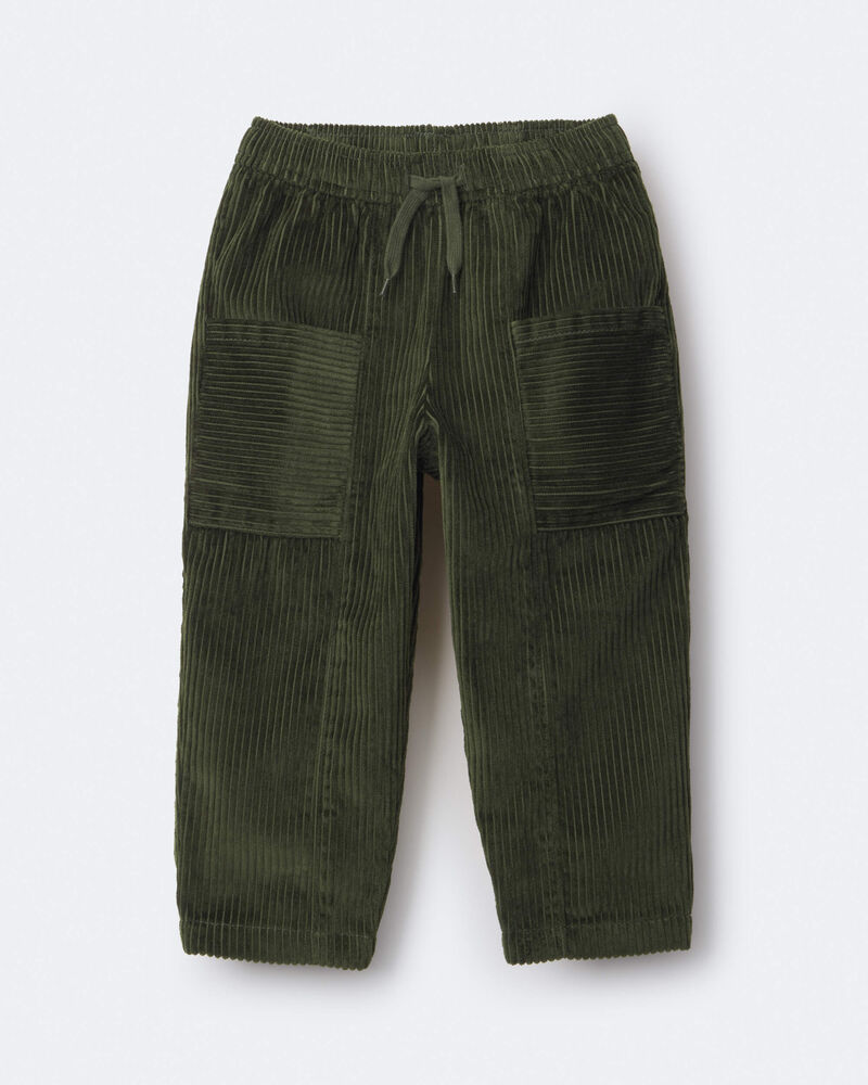 Toddler Boy Pocket Pants - Olive, image 2 of 6 slides