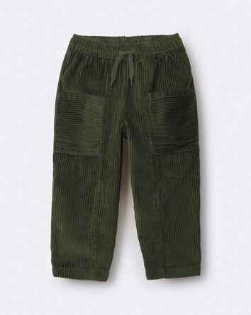 Toddler Boy Pocket Pants - Olive, 