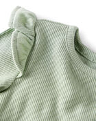Baby Girl 3-Pack Organic Cotton Ribbed Tees, image 2 of 7 slides