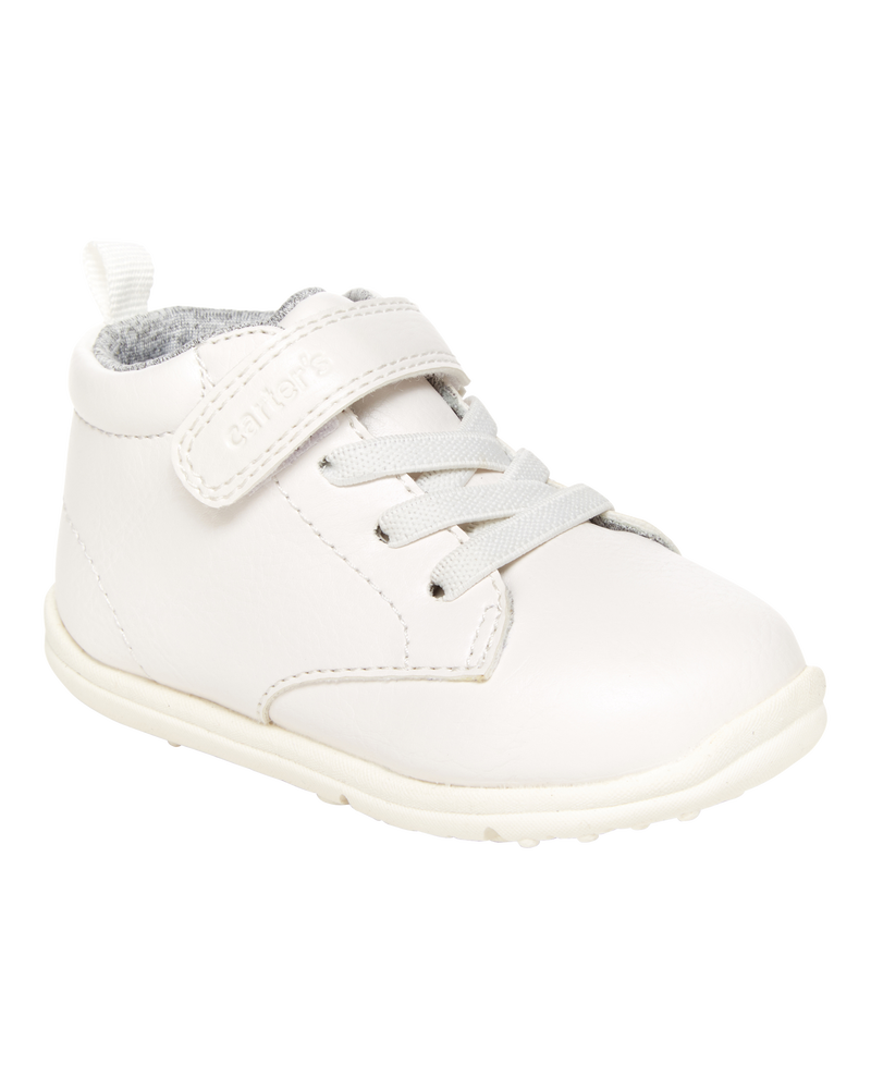 Every Step® First Walker High Top Sneaker - White, image 1 of 6 slides