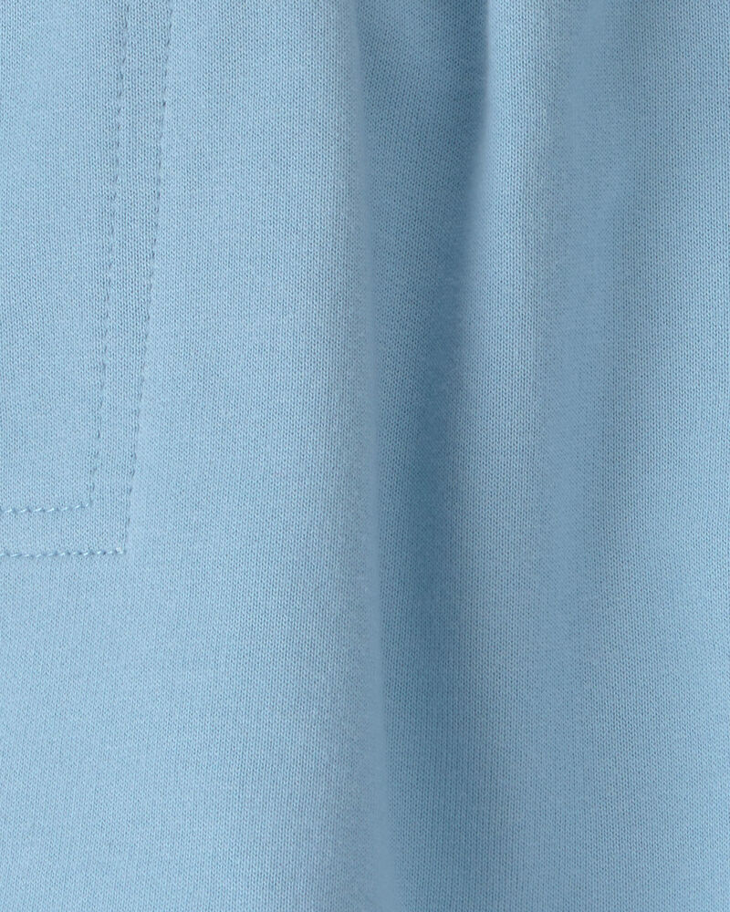 Tout-petit fille - Jupe-short en jersey bouclette - Bleu, image 3 sur 3 diapositives
