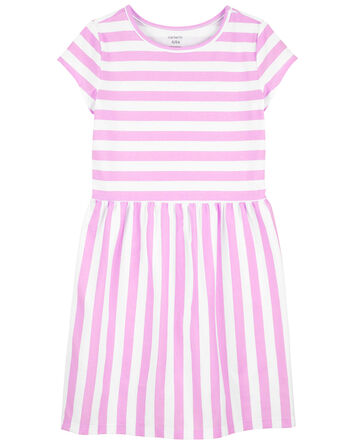 Striped Cotton Dress, 