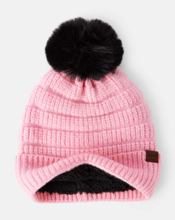 Filles - Tuque en tricot KOMBI Caprice &agrave; pompon, 