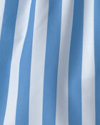 Boys Striped Swim Trunks - Blue/White, image 3 of 4 slides