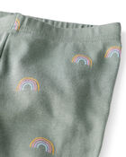 Baby Organic Cotton Pyjamas in Magical Rainbow Print, image 2 of 5 slides