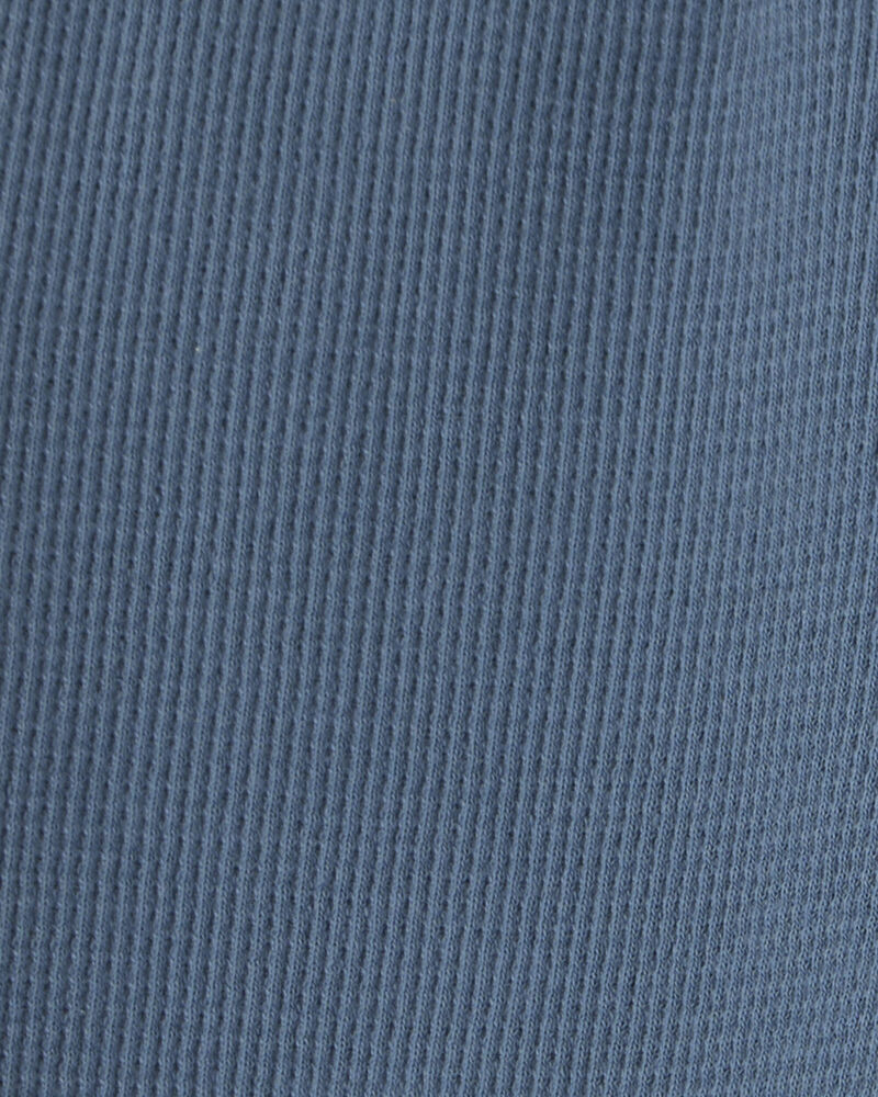 B&eacute;b&eacute; - Emballage 2 pantalons en tricot gaufr&eacute; de coton biologique, image 5 sur 5 diapositives