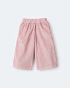 Toddler Girl Urban Wide Leg Corduroy Pant - Light Pink, image 7 of 8 slides