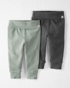 Baby 2-Pack Organic Cotton Joggers, image 1 of 3 slides