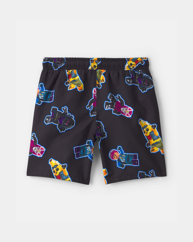 Boys Lego Fortnite Swim Trunks - Black, image 2 of 3 slides