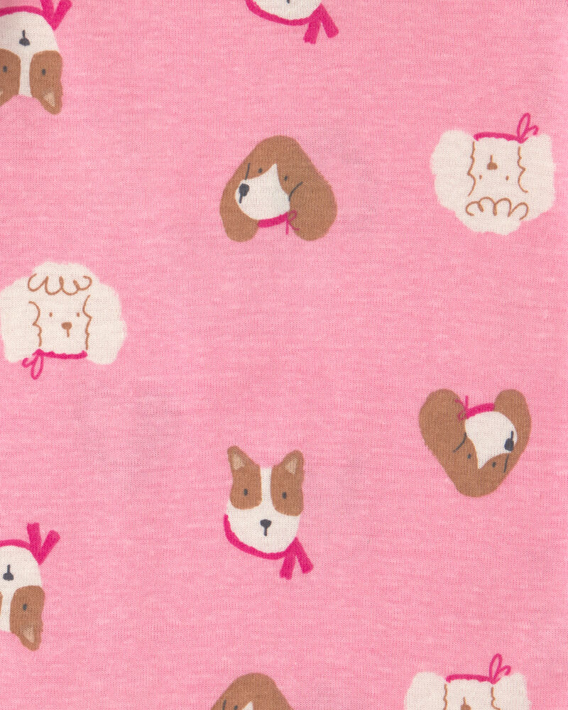 Baby Girl 4-Pack Dog Long-Sleeve Multipack Bodysuits, image 4 of 6 slides