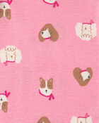 Baby Girl 4-Pack Dog Long-Sleeve Multipack Bodysuits, image 4 of 6 slides