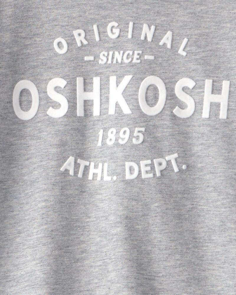 Tout-petit gar&ccedil;on - T-shirt &agrave; manches longues avec logo Oshkosh - Gris, image 3 sur 3 diapositives