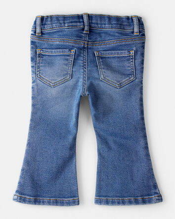 Baby Girl Denim Flare Jeans - Blue, 