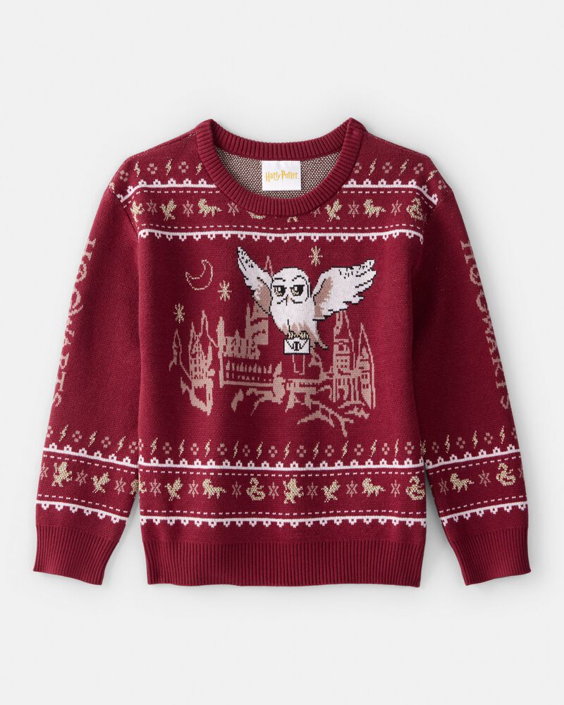 Boys Harry Potter® Long-Sleeve Sweater - Red, image 1 of 3 slides