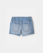 Tout-petit fille - Short en denim - D&eacute;lav&eacute; clair, image 2 sur 3 diapositives