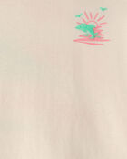 B&eacute;b&eacute; fille - T-shirts &agrave; imprim&eacute; &laquo;Where the Sun Never Sets&raquo; - Cr&egrave;me, image 3 sur 4 diapositives
